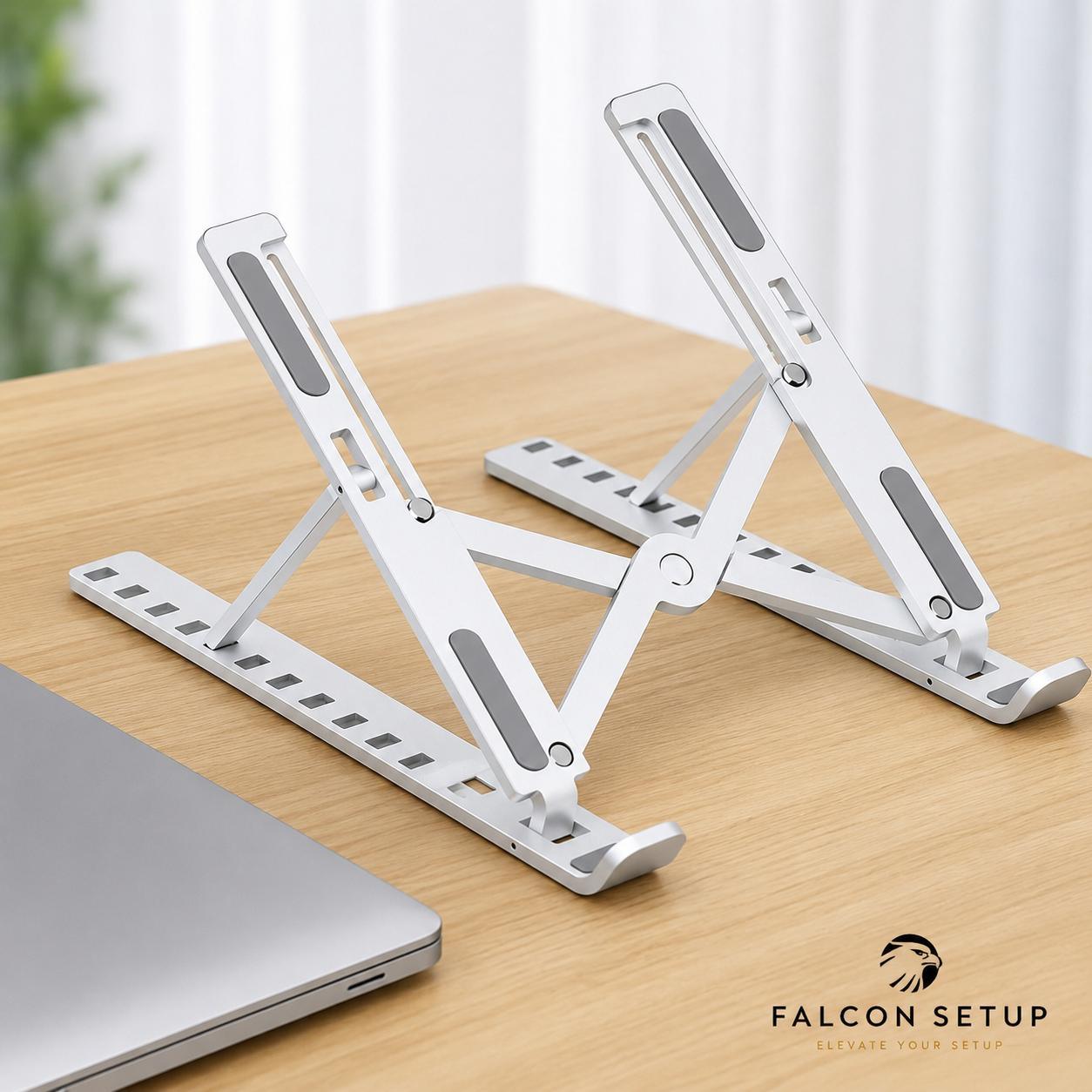 FALCON SETUP™ Foldable Aluminum Laptop Stand
