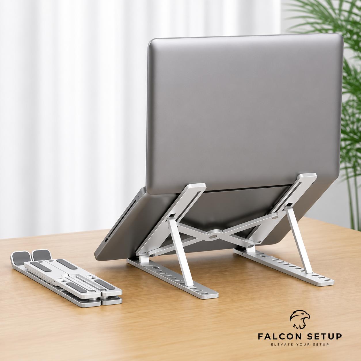 FALCON SETUP™ Foldable Aluminum Laptop Stand
